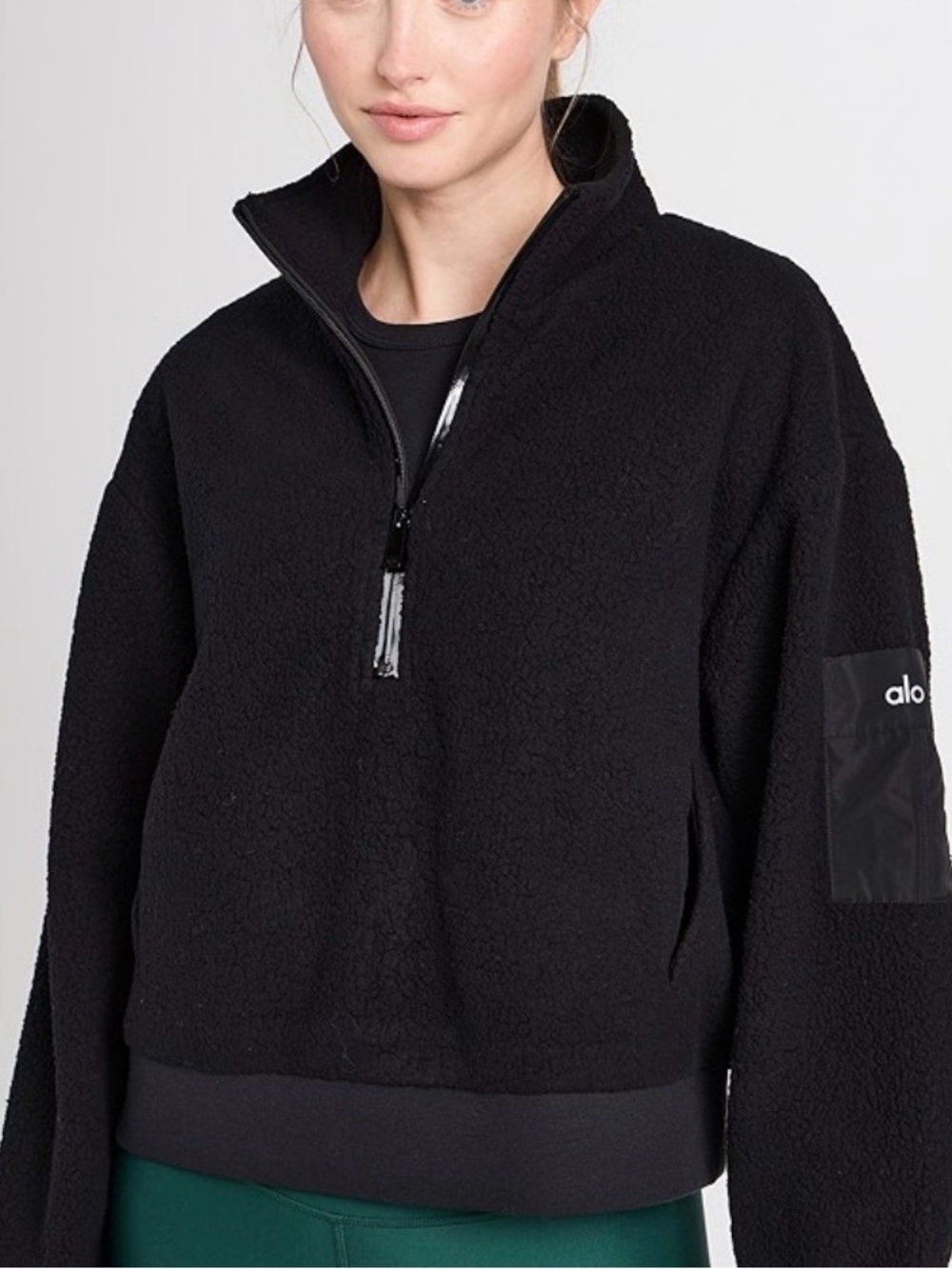 Alo Solstice Half Zip Sherpa Jacket M